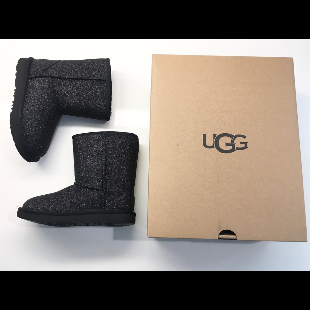 NEW! UGG Black Glitter Boots💕 - Picture 3 of 8